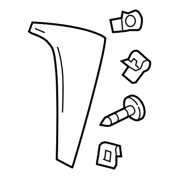 Honda 74920-THR-A01 Garnish Assy., L. Tailgate Side