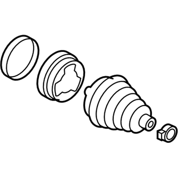 GM 88982497 Boot Kit, Front Wheel Drive Shaft Tri-Pot Joint (Inboard)