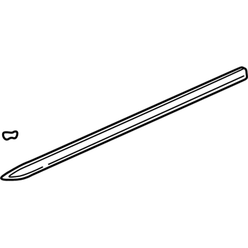 Honda 75302-S5D-A01ZE Protector, R. FR. Door *NH623M* (SATIN SILVER METALLIC)