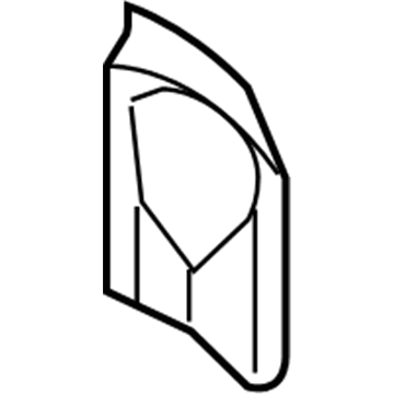 Nissan 78819-1EA0A Closing-Rear Bumper, LH