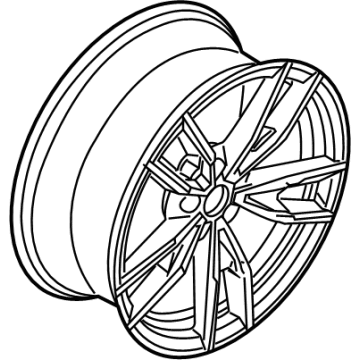 BMW 36-11-8-089-894 Disc Wheel Light Alloy Ceriu