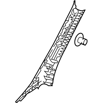 Hyundai 85820-3L300-X6 Trim Assembly-Front Pillar RH