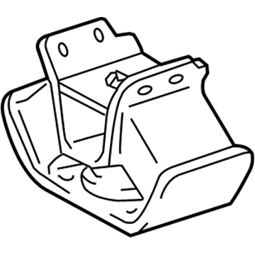 Toyota 12371-62080 Insulator, Engine Mounting, Rear