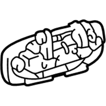 Lexus 69240-30190-B1 Rear Door Outside Handle Assembly, Left