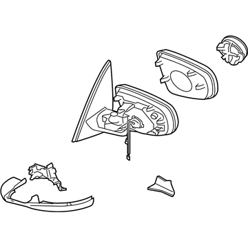 BMW 51-16-7-282-784 M Exterior Mirror, Right