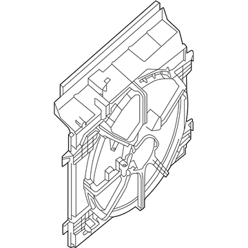 Nissan 21481-9AP0A Motor Assy-Fan & Shroud