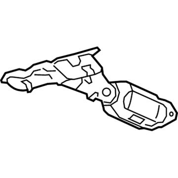 Lexus 17104-38050 Exhaust Manifold Sub-Assembly, Right