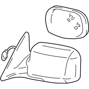 Toyota 87910-33500-A0 Mirror Assembly