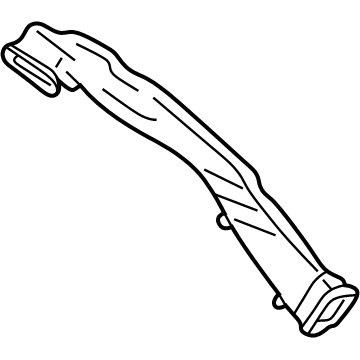 Lexus 62971-50030 Duct, Roof Side Air, NO.1 RH