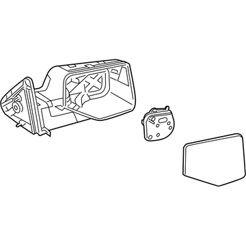 Ford 6L5Z-17682-DA Mirror Assembly
