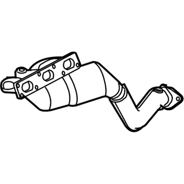 BMW 18-40-7-514-504 Exchange. Exhaust Manifold With Catalyst