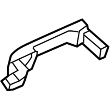 Acura 72681-TK4-A11ZA Handle, Left Rear (Royal Blue Pearl)