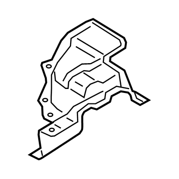 BMW 51-48-7-394-802 Heat Insulation, Rear Silencer, Right