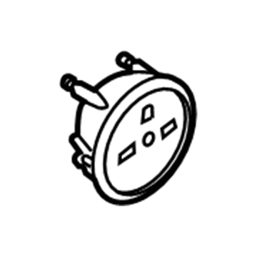 BMW 51-24-7-227-733 Emblem Button