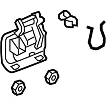 Honda 72180-SJC-A01ZM Handle Assembly, Left Front Door (Outer) (Sterling Gray Metallic)