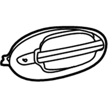 Ford XF2Z-1622405-AAA Handle, Outside
