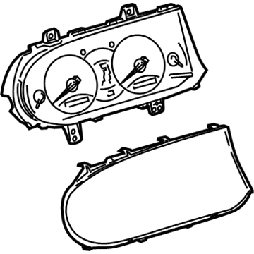 Toyota 83800-07340 Gauge Cluster