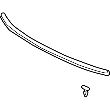 GM 88970793 Seal, Hood Rear