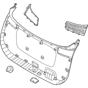 Kia 81710DW000WK TRIM ASSY-TAIL GATE