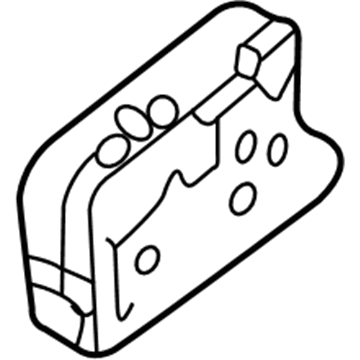 BMW 51-24-7-840-623 Liftgate Glass Latch Rear