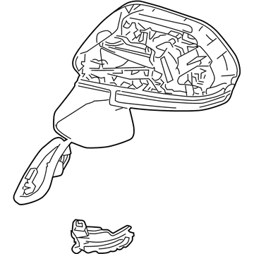 Toyota 87901-07101 Mirror