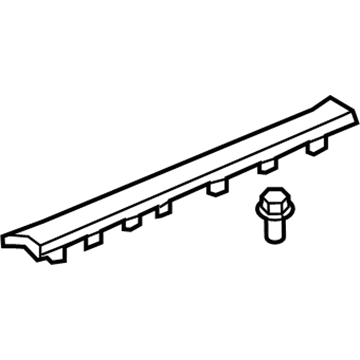 Acura 84251-TK4-A03ZB Garnish Assembly, Left Front Side (Inner) (Premium Black)