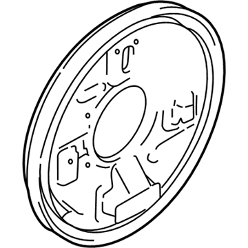GM 91174794 Plate, Rear Brake Backing