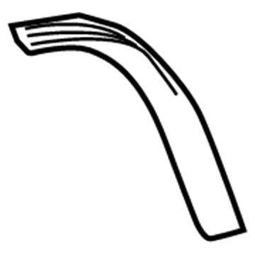 BMW 54-31-7-043-897 Left Rear Window Guide