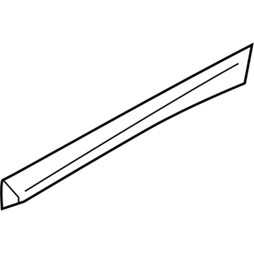 BMW 51-13-8-064-801 Protective Strip Primed Rear Door Left
