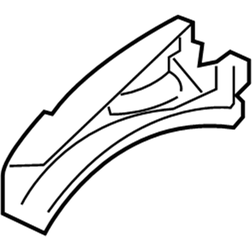 Honda 60753-TK8-A00ZZ Extension, L. FR. Shock Absorber Housing