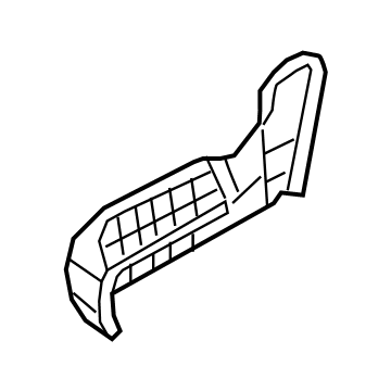 Nissan 87330-3LN0A FINISHER Assembly Cushion, Front Seat