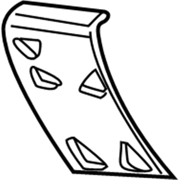 BMW 51-12-8-234-215 Insert, Lateral, Bumper Rear Left