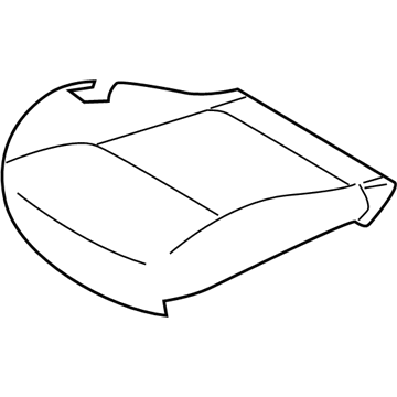 Nissan 87361-3YW0A Pad Assy-Cushion, Front Seat