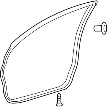 Lexus 67861-30280 Weatherstrip, Front Door, RH