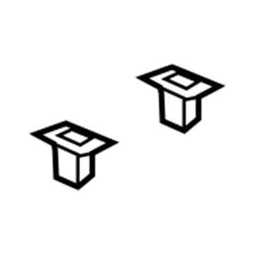 Honda 91548-TZ5-A02 Latch, Engine Cover