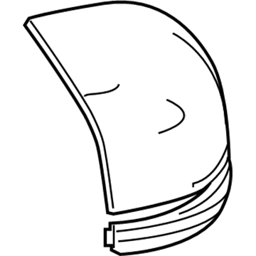 Honda 76201-T1W-A01ZK Skullcap R (New Mountain Air Metallic)