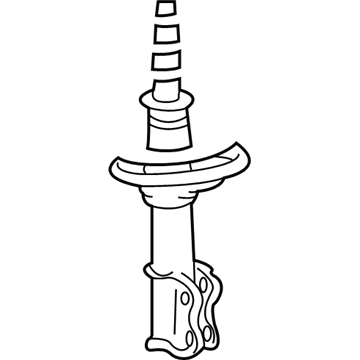 Hyundai 54660-25850 Strut Assembly, Front, Right