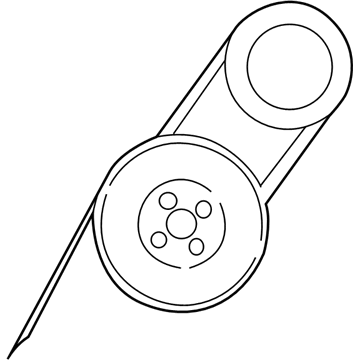 Hyundai 57170-2D100 Ribbed V-Belt