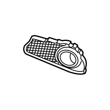 Acura 71102-TZ3-A50 Garnish R, Front Bumper In.