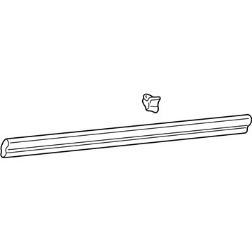 Acura 75302-SZ3-J01ZR Protector, Right Front Door (Shoreline Mist Metallic)