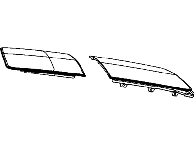 Mopar 68127965AA Glass-SUNROOF