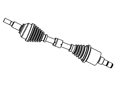 Mopar 5085187AD Front Drive Shaft