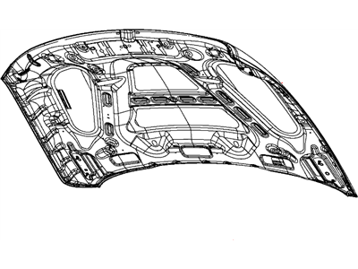 Mopar 68160234AC Hood Panel