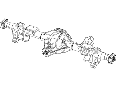 Mopar 52114915AC Axle-Rear Complete