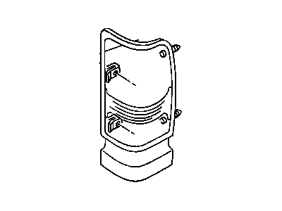 Mopar 5EK44WSBAC Lamp-Tail Stop Turn