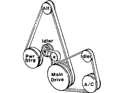 Mopar 4612727 Belt-Accessory Drive