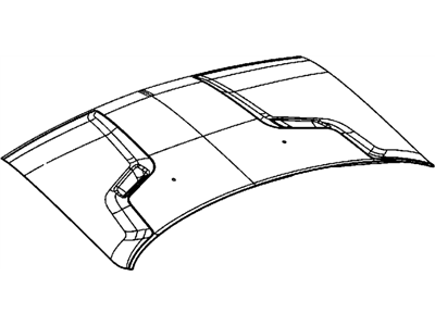 Mopar 68259671AB Hood Panel