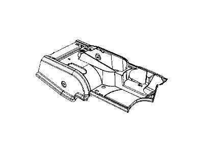 Mopar 1FG731D5AA Base-Floor Console