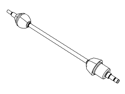 Mopar 4880212AG Axle Half Shaft