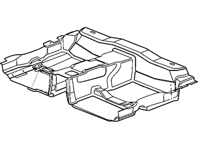 Mopar 1NG32DX9AE Carpet-Rear Floor